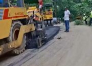 Pengaspalan Jalan Ruas Lolowua – Dola Viral, Begini Penjelasan Dinas PUPR Provsu