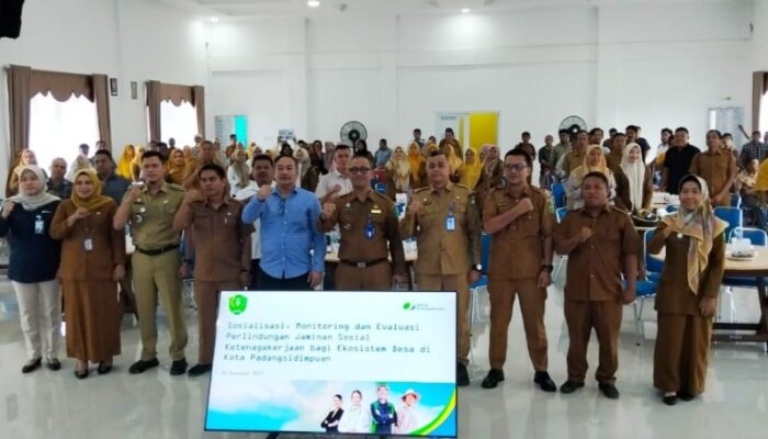 BPJS Ketenagakerjaan Dan Pemko Padangsidimpuan Gelar Sosialisasi Dan Monev