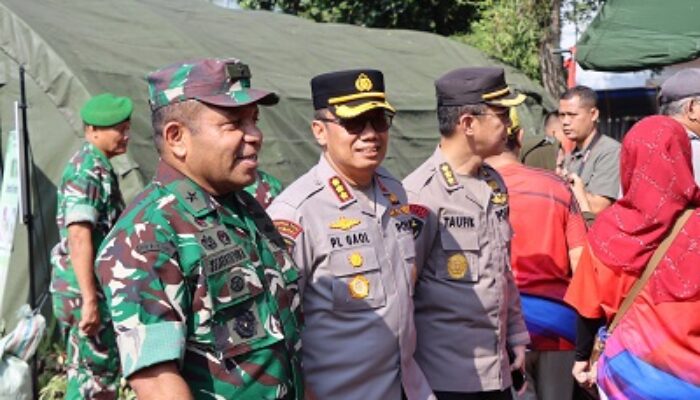 Kapolrestabes Medan Hadiri Bakti Kesehatan Sambut HUT Ke-80 TNI