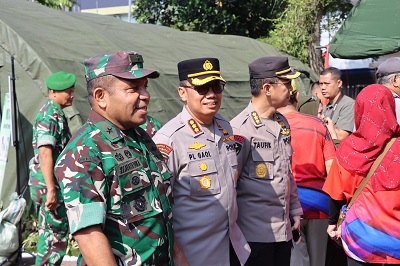 Kapolrestabes Medan Hadiri Bakti Kesehatan Sambut HUT TNI Ke 80