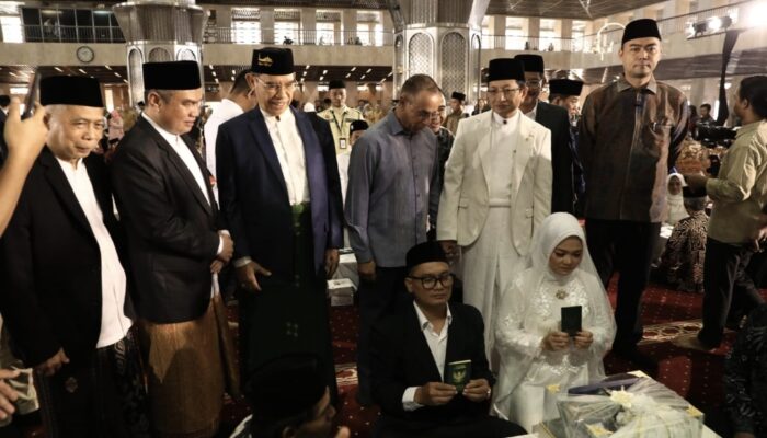 Kemenag Gelar Nikah Fest di Istiqlal, 100 Pasangan Resmi Jalani Akad Massal