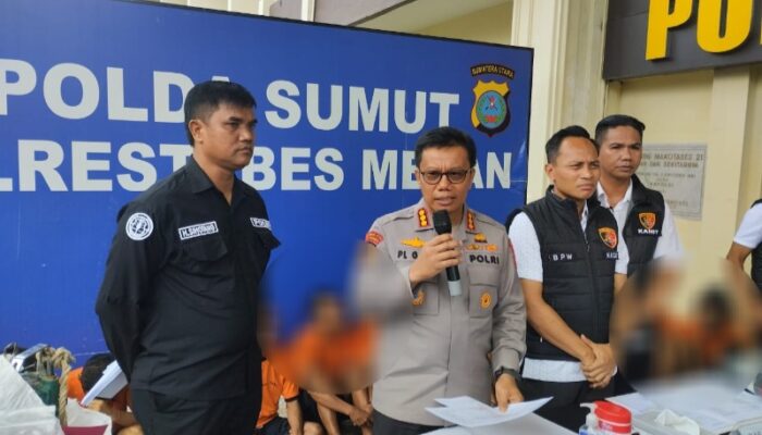 Polrestabes Medan Ringkus 21 Pelaku Kriminal