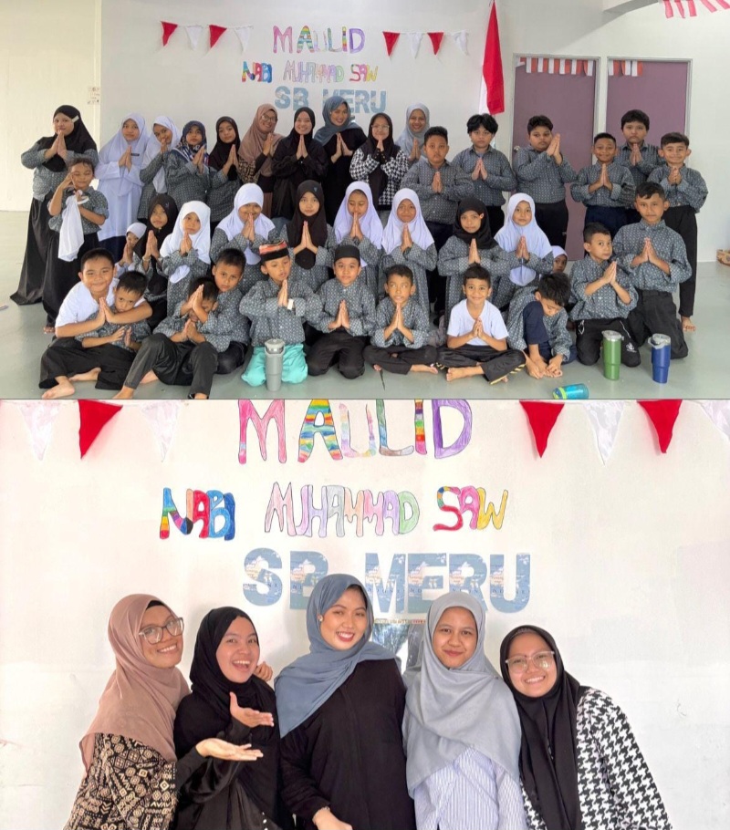 Mahasiswa KKN UIN Jakarta Gelar Maulid Nabi 1447 H Bersama SB Meru