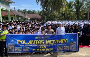 Kasat Lantas Polres Padang Lawas Imbau Santri Pesantren Tertib Berlalulintas
