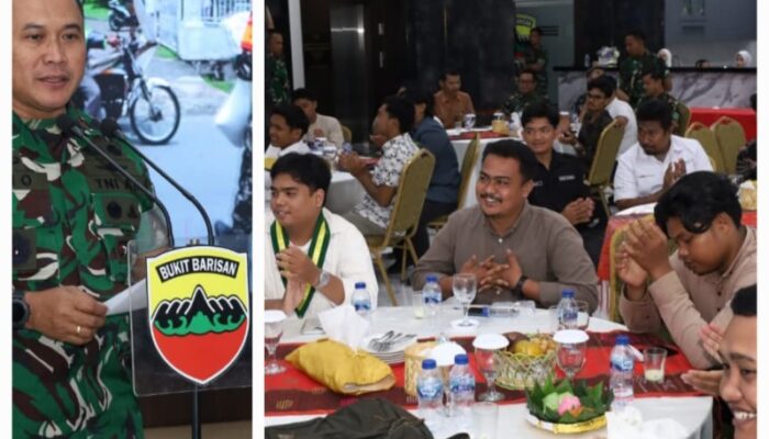 Silaturahmi Dengan Para Ketua Organisasi Kepemudaan Dan Kemahasiswaan, Pangdam I/BB Ajak Jaga Sumut Kondusif
