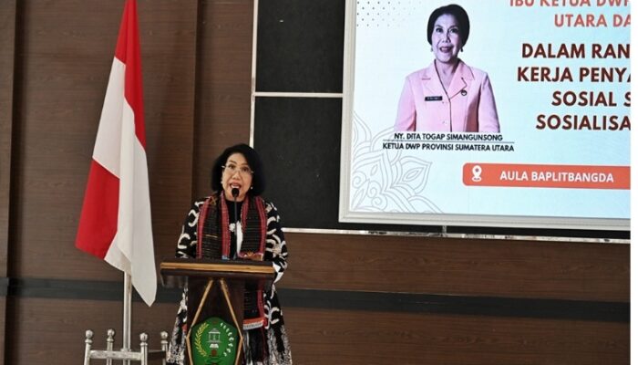 Ketua DWP Sumut Tekankan Pola Asuh Dan Hidup Sehat Ke Anak Di Padangsidimpuan