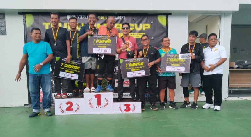 PTPN IV Raih Juara Turnamen Tenis Lapangan Teuku Umar Cup 2025