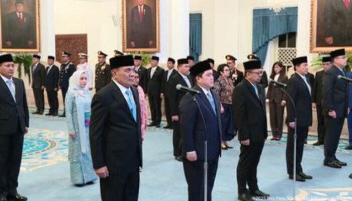 Daftar Lengkap Menteri, Wamen Dan Pejabat Yang Dilantik Prabowo Hari Ini