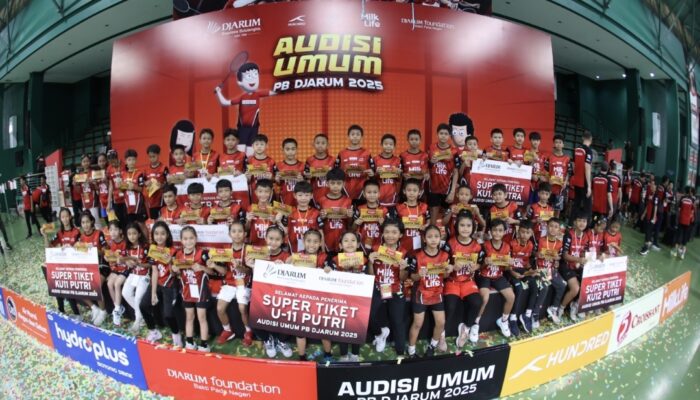 50 Atlet Muda Raih Super Tiket Audisi Umum PB Djarum 2025, Siap Jalani Karantina di Kudus