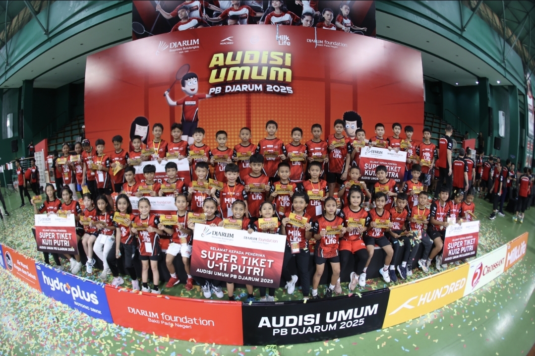 50 Atlet Muda Raih Super Tiket Audisi Umum PB Djarum 2025, Siap Jalani Karantina di Kudus