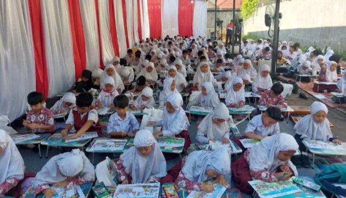 Lomba Mewarnai Pertamina Enduro Nusantara Bicara Hadirkan Semangat Kreativitas Anak SD Muhammadiyah 02 Medan