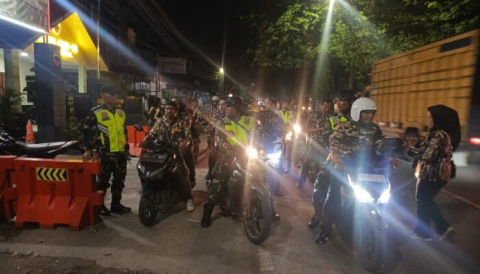 Koramil 0201-06/MS Bawa Pesan Kebersamaan, Patroli Malam Tingkatkan Kepercayaan Masyarakat