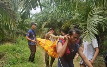 Mayat Pria Ditemukan Terapung Di Sungai Tongguran Simalungun