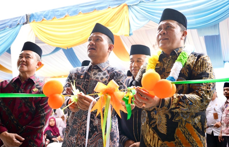 Kakanwil Kemenagsu Resmikan Gedung MTsN 2 Tanjungbalai