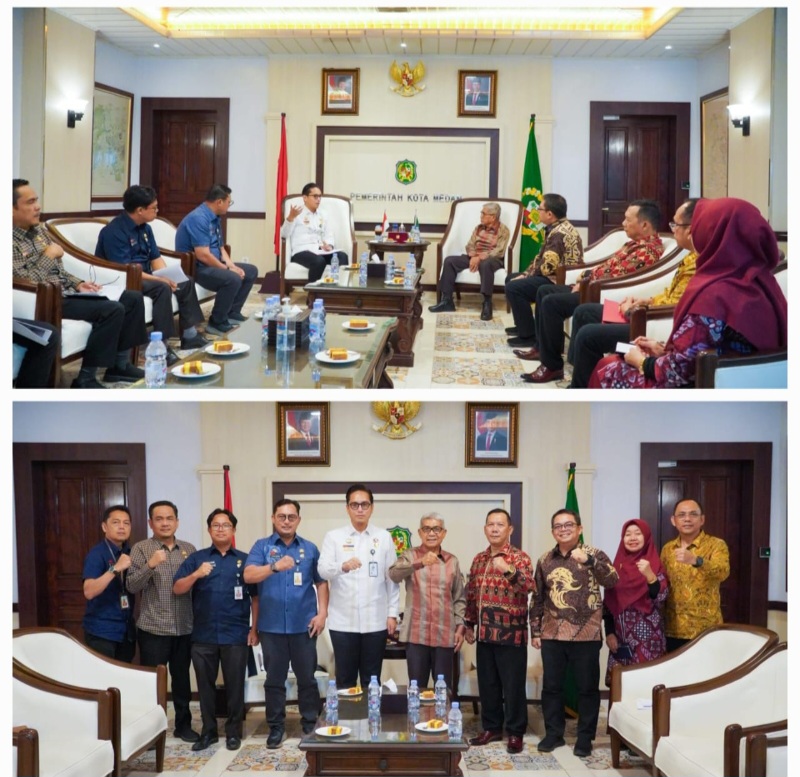 Dewan Komisaris Dan Direksi PT KIM Audiensi Dengan Wali Kota Medan