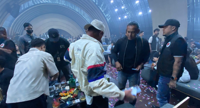 Sehari, Polrestabes Medan Razia 5 Tempat Hiburan Malam