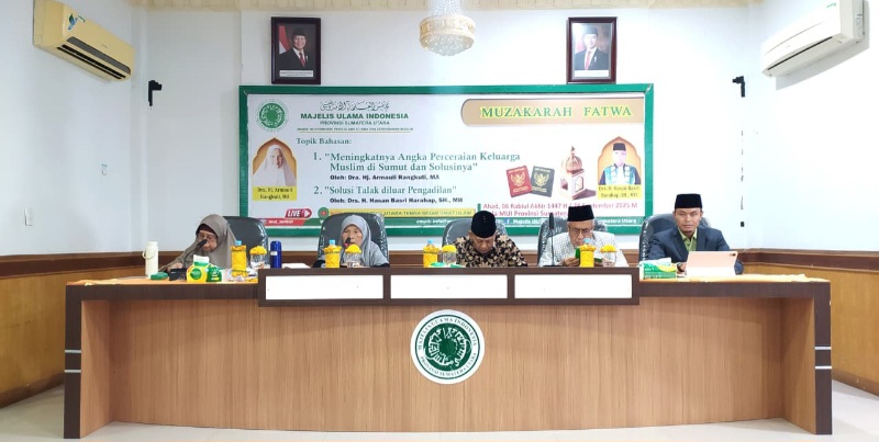Komisi Fatwa MUI Sumut Gelar Muzakarah Bahas Cerai Di Luar Pengadilan Agama