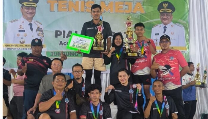 PTM Angsapura Juara Piala Bupati Aceh Tamiang