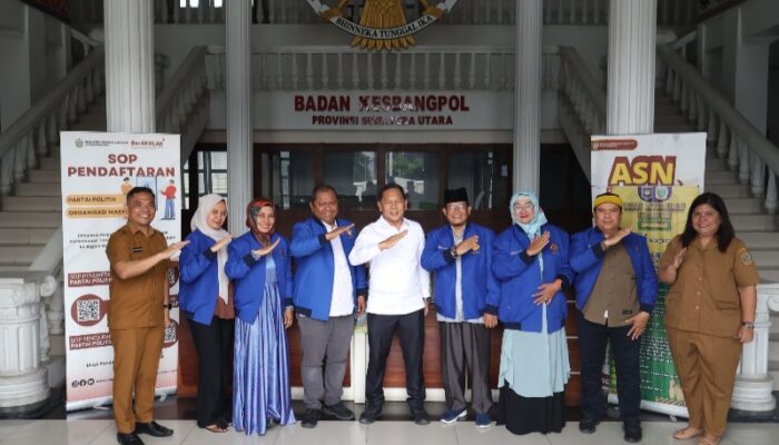 DPW Partai Gema Bangsa Sumut Kunjungi KPU Dan Kesbangpol