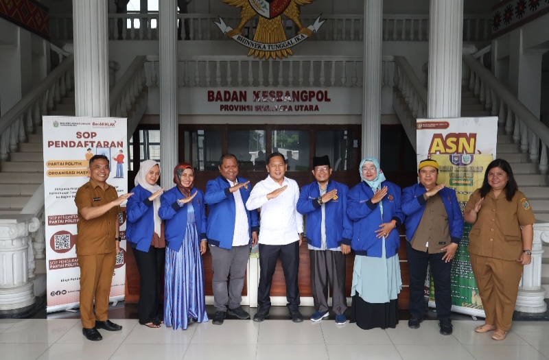 DPW Partai Gema Bangsa Sumut Kunjungi KPU Dan Kesbangpol