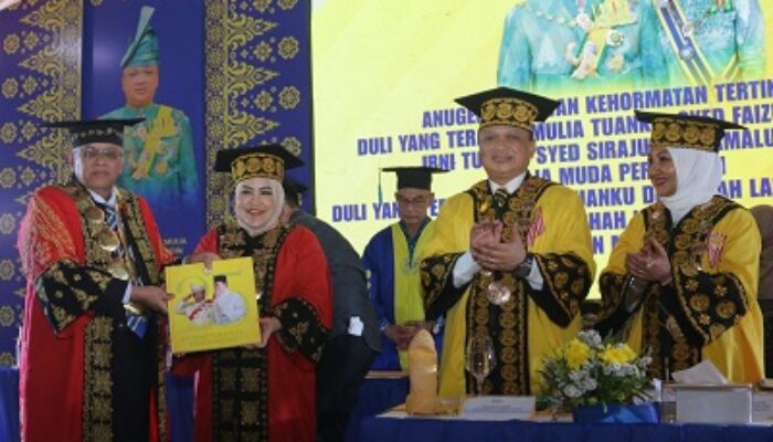 UDI Anugerahkan Gelar Kehormatan Kepada Raja Muda Dan Raja Puan Muda Perlis
