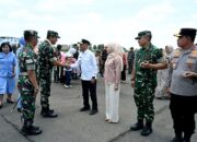Kunker Ke Lanud Soewondo,Wagub Sumut Surya Sambut Kedatangan KASAU Marsekal TNI M Tonny Harjono
