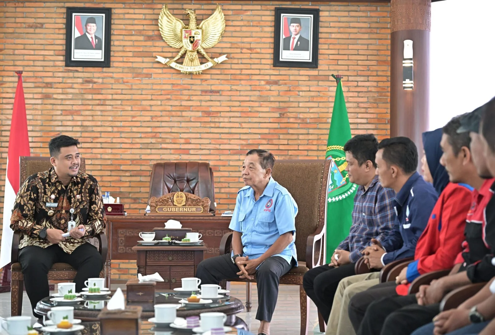 Gubsu Bertemu Serikat Buruh, Bahas Lanjutan Kenaikan Upah Dan Rumah Subsidi