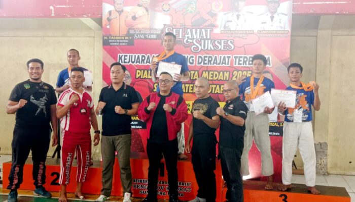 Medan Juara Umum Tarung Derajat Piala Wali Kota Medan 2025