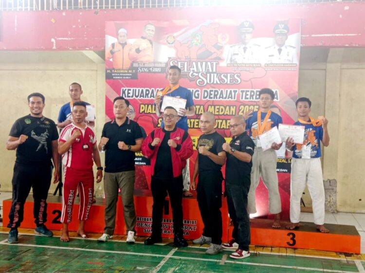 Medan Juara Umum Tarung Derajat Piala Wali Kota Medan 2025