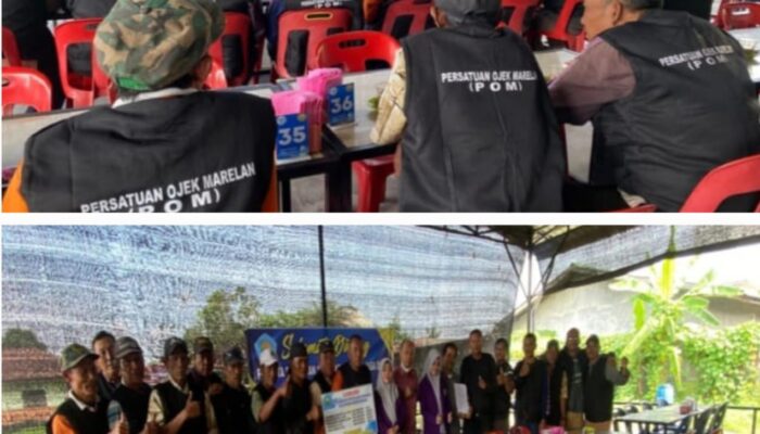 Ojek Pangkalan Marelan Dapat Pelatihan Pelayanan Prima Dari PKM Polmed