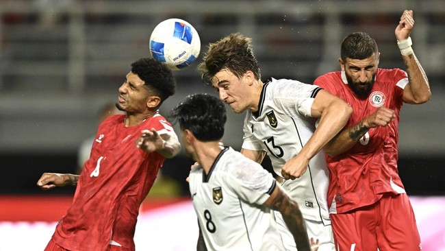 Dominasi Indonesia Tak Kuasa Kalahkan Lebanon