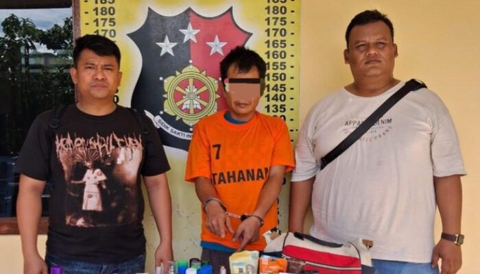 Pembobol Toko Kosmetik Di Simalungun Diringkus, Rugi Rp84 Juta