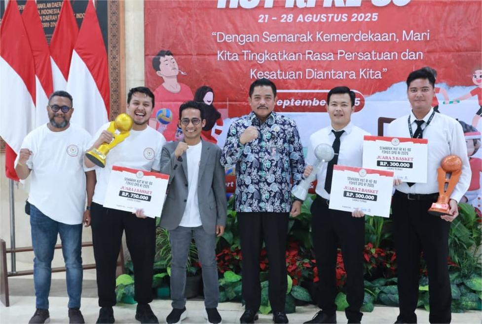 Deputi Bidang Administrasi DPD RI Tutup Semarak HUT RI Ke-80