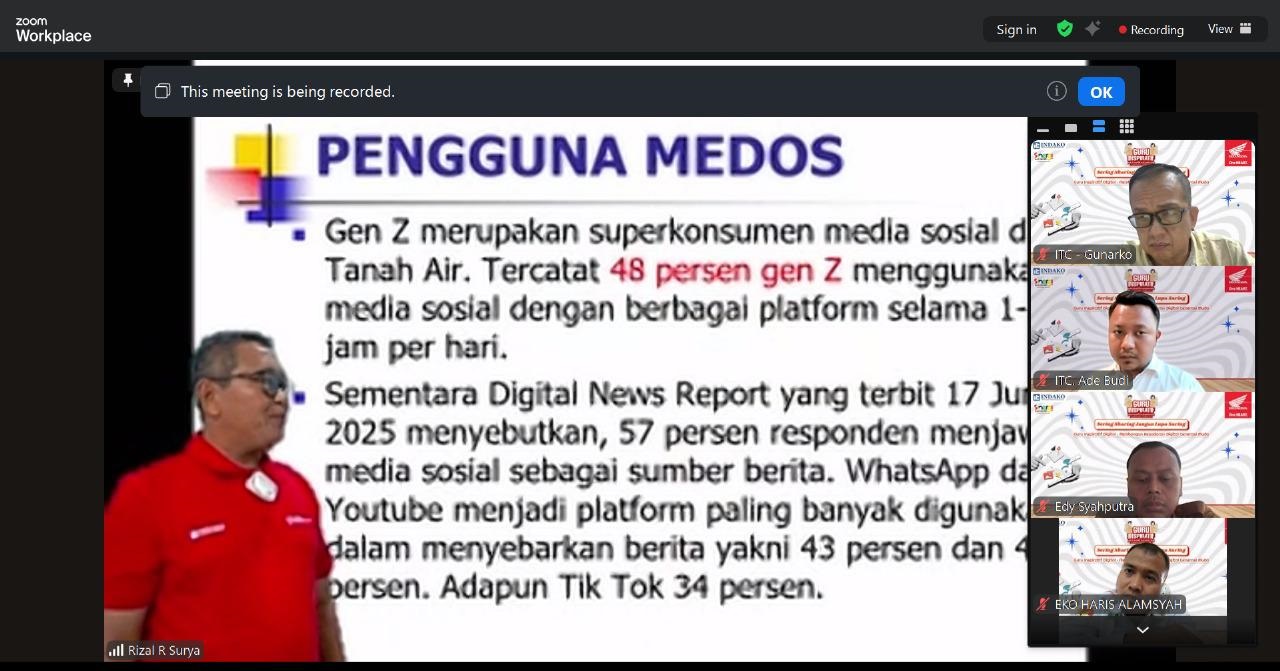 Honda Dukung Guru Inspiratif Bangun Literasi Digital