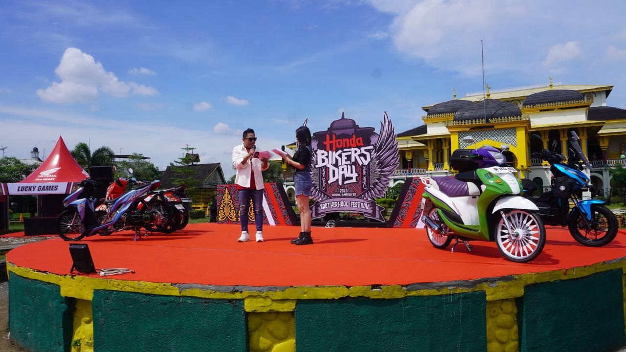 Ribuan Bikers Honda Padati HBD 2025 Regional Sumatera