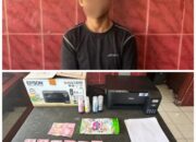 Polisi Berhasil Amankan Pengedar Uang Palsu Di PP Batu, Nisel