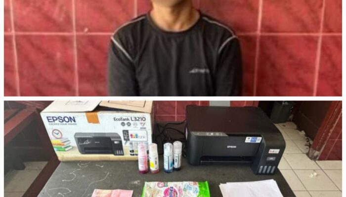 Polisi Berhasil Amankan Pengedar Uang Palsu Di PP Batu, Nisel