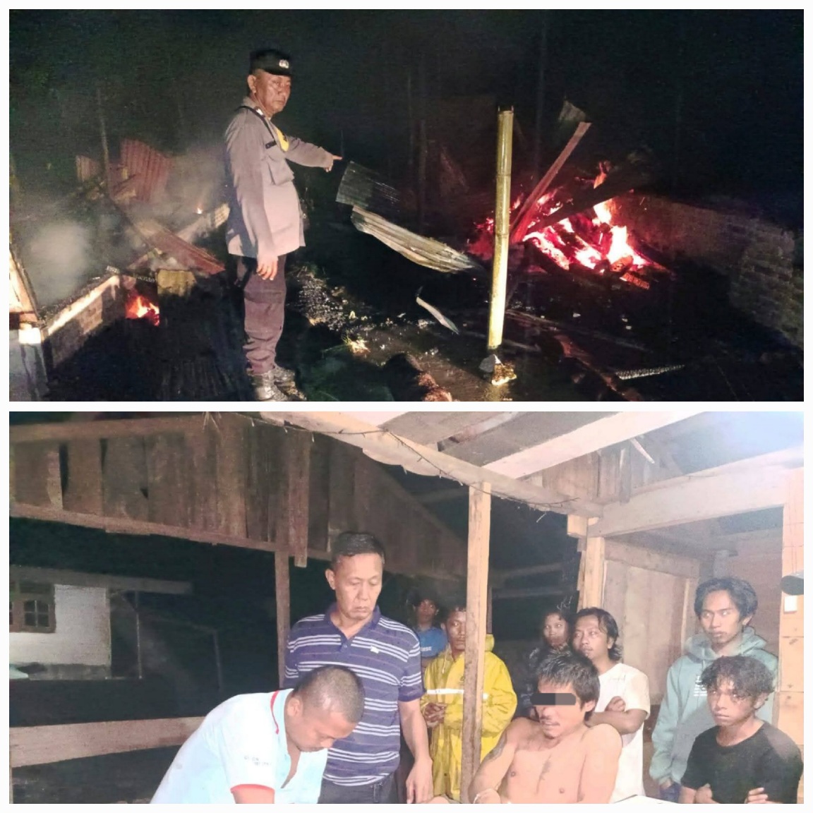 Polsek Tanah Jawa Tangkap Pelaku Pembakaran Rumah Dalam Hitungan Jam