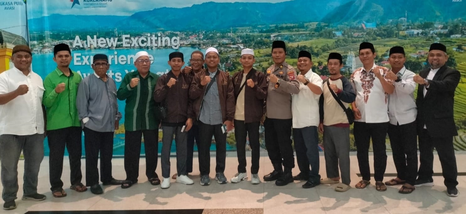 Al Washliyah Ismailiyah Kembali Kirim Tiga Anak Asuh Kuliah Di Al Azhar, Mesir