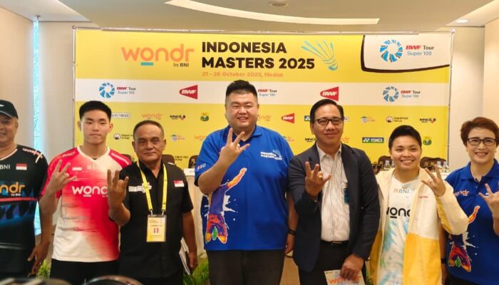 Indonesia Master 2025 Di GOR PBSI Sumut, Diikuti Pebulutangkis 15 Negara