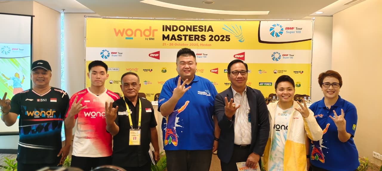 Indonesia Master 2025 Di GOR PBSI Sumut, Diikuti Pebulutangkis 15 Negara
