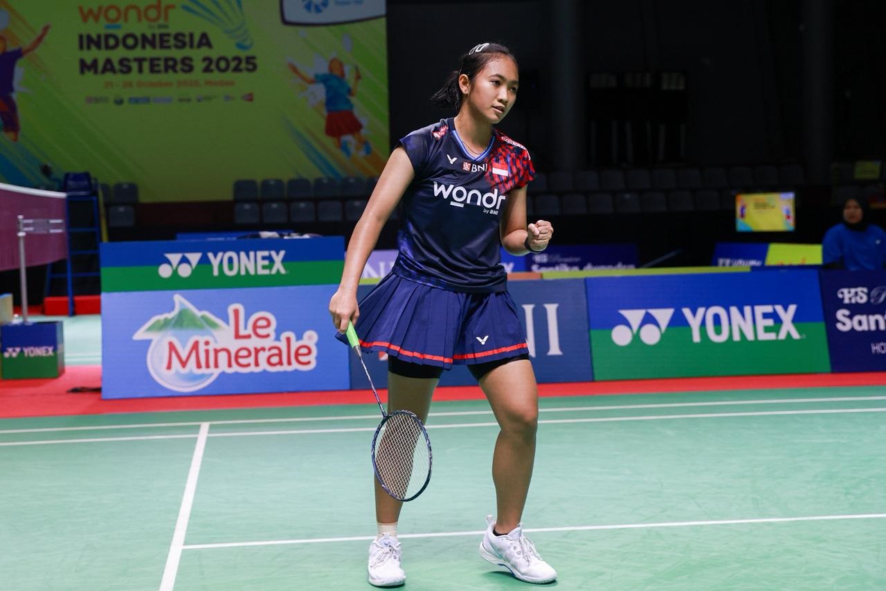 Wondr By BNI Indonesia Masters 2025: Start Mulus Kavitha Nadjwa Aulia