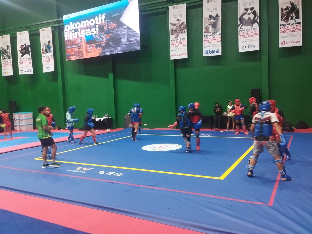Wushu Sumut Adaptasi Venue PON Beladiri 2025