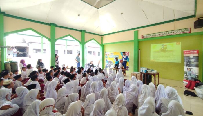 Honda Edukasi Pelajar Pematang Bandar, Wujudkan Generasi #Cari_Aman Sejak Dini