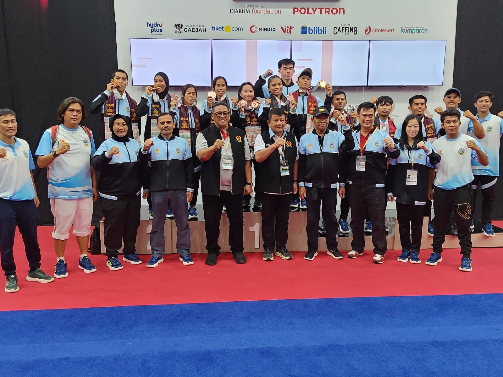 Wushu Sabet 3 Emas, Sumut Peringkat 7 PON Beladiri 2025