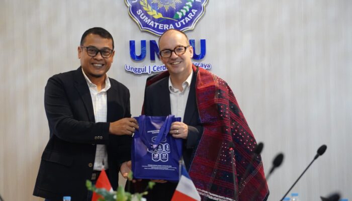 Atase Kerja Sama Pendidikan Kedutaan Besar Prancis Sosialisasi Beasiswa LPDP Di UMSU