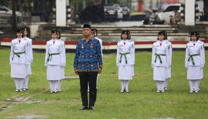 Hujan Tak Surutkan Upacara Hari Kesaktian Pancasila Di Siantar