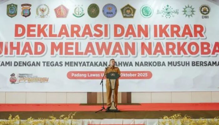 Paluta Dan Polres Tapsel Bersatu Deklarasikan Jihad Narkoba