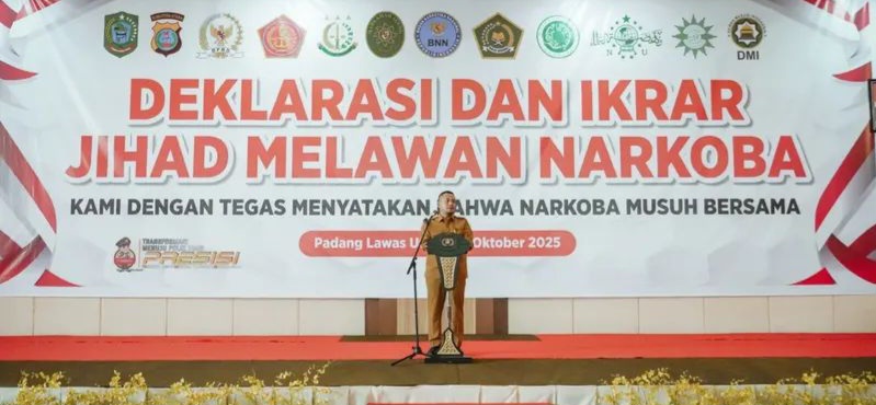 Paluta Dan Polres Tapsel Bersatu Deklarasikan Jihad Narkoba
