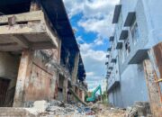 Gedung IV Pasar Horas Pematangsiantar Mulai Dirobohkan